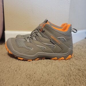 Merrell Gray and Orange Trail Shoes